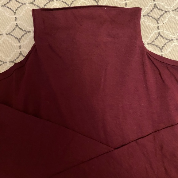 Burgundy long sleeve top - Picture 5 of 6